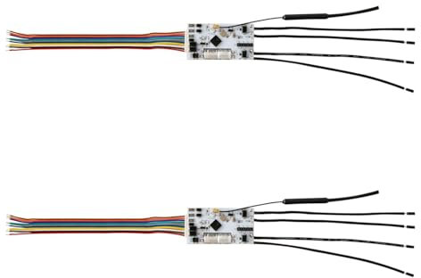 Shelly Plus Uni | 2er Pack |Smartes Wi-Fi- und Bluetooth-gesteuertes Modul mit potenzialfreien Kontakten | Hausautomatisierung | Kein Hub erforderlich | Präziser Spannungsmesser | Impulszählung