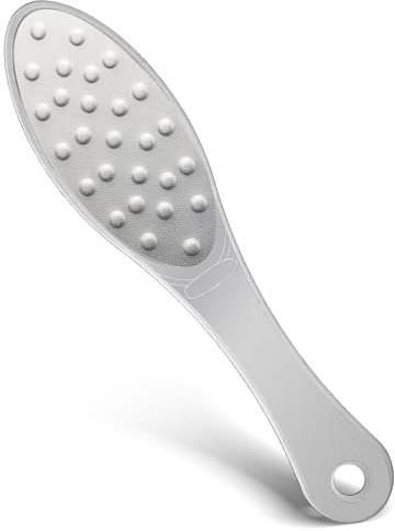 JIEYAO Hornhautentferner,Fußfeile aus Edelstahl Doppelseitige Fussraspel Ausführung Hornhautraspel Hornhauthobel Hornhautfeile für Füße Entfernt Tote und Verschrumpelte Haut für Pediküre und Fußpflege