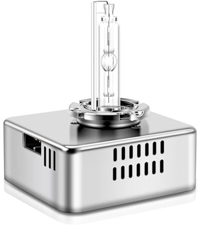 BIHEE Ampoules Xenon D5S 6000K D5S Xénon HID Ampoules Voiture Blanc Diamant 12V 35W Remplacer HID Kit de Conversion, 1 Lampes