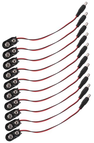 HOMSFOU 20pezzi Connettori Per Batterie Type Clip Ritenzione Per Multimetri e Elettronici e Utilizzo e
