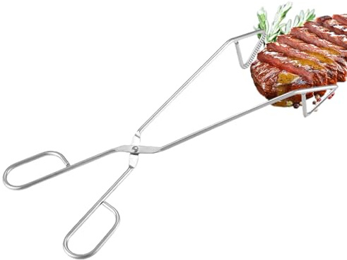 Pinze per arrosti in acciaio – Portalibri in metallo durevole, strumento