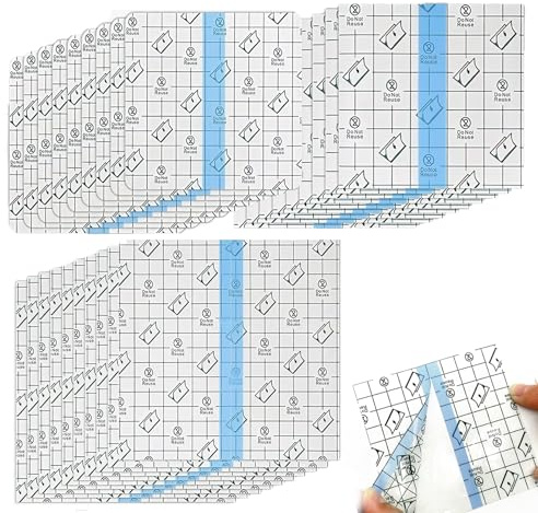 120 Piezas De Apositos Adhesivos Impermeables En 3 Tamaños: 5×5cm, 10×10cm Y 15×15cm Second Skin Tattoo Para Herida, Tatuajes, Deportes, Natación, Ducha, Anti-Alérgica