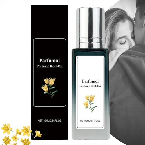 Alpha Parfum Pheromone Pour Homme,10 ml ECDF Parfum Aux Phéromones,Eclat De Femme Elixir De Pheromone,Parfums Roll-On,Cheveux Parfumée,Minis Parfum Femme,Huile Parfumée Corps Parfums Cheveux (1PC)