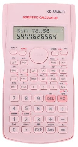 Tosuny Calculatrice Scientifique, Calculatrice Mathématique 10 + 2 Chiffres, Affichage 2 Lignes, 240 Fonctions Scientifiques, Alimentée par Batterie, pour Les Mathématiques du Collège