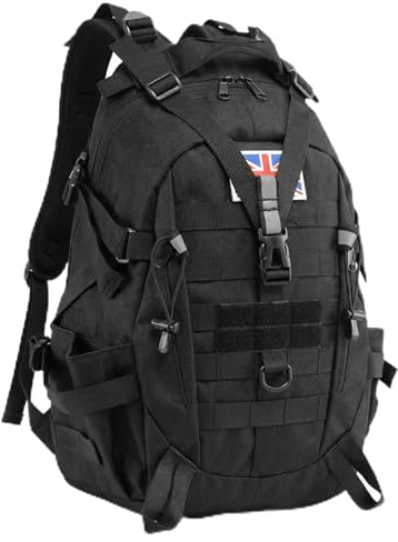 SIMDAO 25L Military Tactical Backpack - Molle Army Assault Pack Practical Womens Mens Army Assult Rucksack, Outdoor Waterproof Hiking Backpack ArmyBackpack for Hiking Trekking Traveling Camping