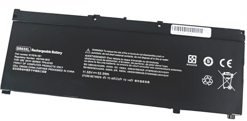 SR03XL Battery for HP Pavilion Laptop 15-CX 17-CD 15-CB 15T-CB000 15T-CX0000 17T-CD000 17T-CD100 SR03052XL-PL HSTNN-DB8Q HSTNN-IB8L L08934-1B1 L08934-2C1 TTPN-Q1 TP94 TPN-C133 TPN-C134 L08934-2B1
