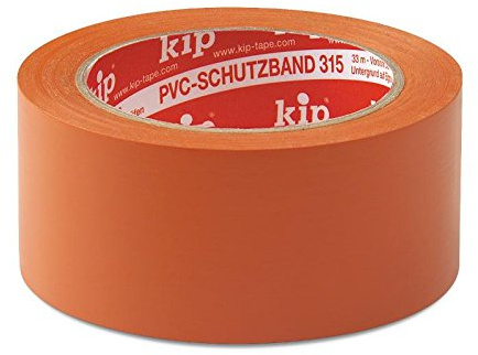 KIP 315 PVC-Schutzband – glatt, orange 30mm x 33m (60 Rollen) - 315-63