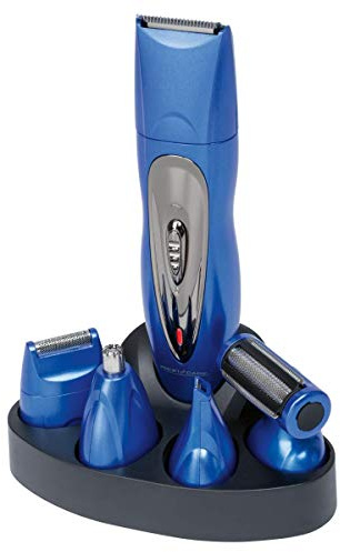 ProfiCare PC-BHT 3015 5-i-1 skägg-/hårklippare, rakapparat, body trimmer, precisionstrimmer och näs-/öronhårborttagare, batteridrift, våt-/torrfunktion