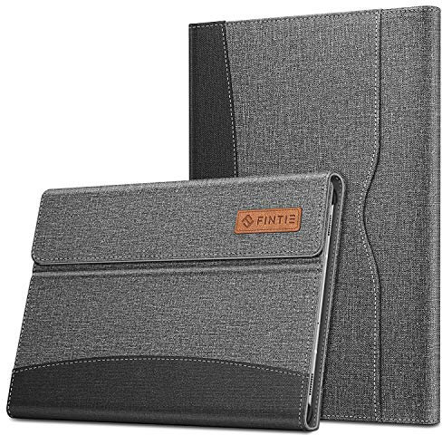 Fintie Hülle für Samsung Galaxy Tab S6 10.5 2019 (Kompatibel mit S Pen kabelloser Ladefunktion) - Multi-Winkel Betrachtung Schutzhülle mit Dokumentschlitze und Auto Schlaf/Wach Funktion, Grau