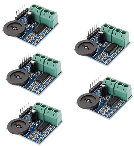Hailege 5pcs PAM8403 Zweikanal-Doppelspur-Leistungsverstärkermodul Mini-Anpassung PAM8403 Lautstärkeverstärkerplatinen
