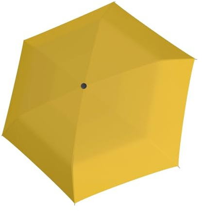 Doppler Carbonsteel Mini Slim - sehr flaches Modell perfekt für die Tasche - Windkanal gestestet bei 100km/h - leichtgängiges manuelles Öffnen