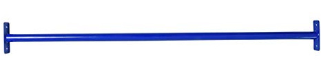 ESTEXO Reckstange Turnstange Klimmzugstange Kletterstange Turnreck Metallreck Gymnastik Gymnastikstange RAL5002 (Blau) 125 cm