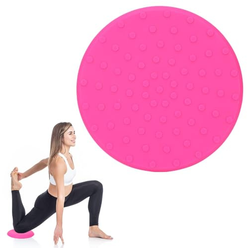 Agatige Yoga-Knieschoner, Silikon, rutschfest, Yogamatte, Fitness, Pilates, Workout, Balance, Kniekissen, Ellenbogenkissen für Ellenbogen, Handgelenk, Meditation, kniend, Pilates