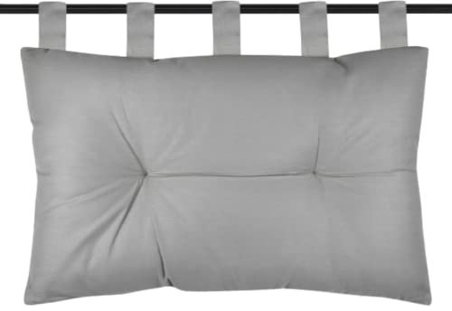 Lovely Casa - Kopfteil – Größe 70 x 45 x 10 cm – 100 % Baumwolle – Farbe Salbei – Modell Oxford – Baumwollsatin – hervorragende Qualität – elegant und weich im Griff – perfekt für jedes Schlafzimmer