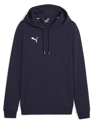 Puma Damen Teamgoal Casuals Hoody Wmn Pullover, Puma Navy-Puma White, XL EU