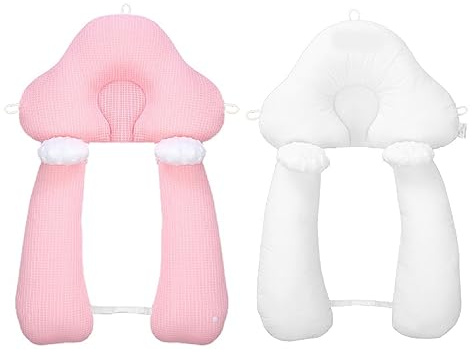 Oreiller de pour Tout-Petits, Aide Réglable au Sommeil, Oreiller de Cou pour Tout-Petits, Léger, Durable, Support Stable pour la Sortie (Rose)