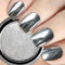 Sliver Chrom Nagel Pulver Glitzerpuder - Silber Metallic Chrome Nail Powder, Mirror Effect Pulver für Nägel for Nail Art Manicure DIY Salon