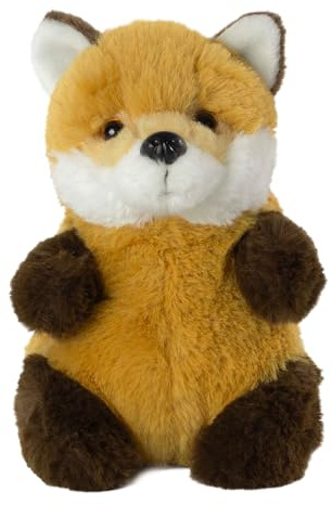 Living Nature Baby Fuchs Stofftier Plüschtier | Flauschiges und Kuscheliges Waldbewohner-Tier | Weiches Spielzeuggeschenk für Neugeborene und Babys | Naturli Umweltfreundlich