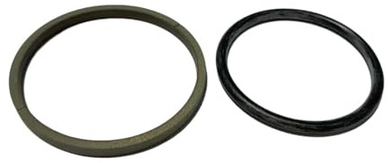 Soluzioni Green Shop Kit 2 Pezzi Guarnizione ad Anello O-Ring 55x3,5 + Gommino Rigido 55x50x4 Revisione Pistone Spaccalegna Orizzontale 5 tonnellate Diametro Ø 55 mm Hobby