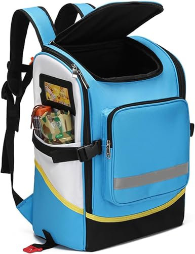 Notfallrucksack Leer, Trauma medizinischen Rucksack leer, mit reflektierenden Streifen Notfall-Kits Lagerung Sprung Tasche Pack, für EMT, EMS, Polizei, Feuerwehrleute, Sicherheitsbeamte(Blue,Small)