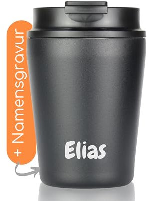 Milu Thermobecher 400ml - 100% Auslaufsicher - Ostergeschenke für Frauen & Männer I Geschenk Ideen Papa, Mama, Freund, Freundin I Geschenkideen zum Vatertag Muttertag I Geschenke Opa & Oma