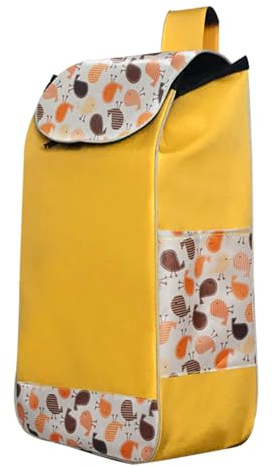 Wansiman Bolsa De Repuesto para Compras,Bolsas Repuesto Carrito Compras,Bolsa De Repuesto Plegable para Carro,Limpieza Sea MáS Conveniente,Bolsa con CordóN De Almacenamiento para Oficina,Tienda