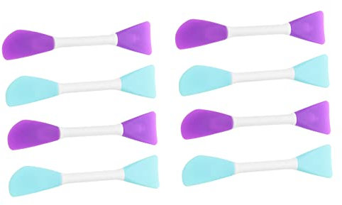 SHINEOFI 8pcs Painting Art Scrapers Double-Ended Screen Printing Squeegees Mixing Spatulas for Oil Painting Tools