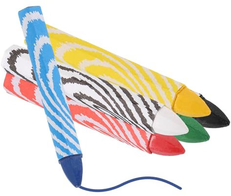 sourcing map Lumber Marking Crayons, 12 Pcs 6 Colors Hex Wax Tire Marker, 4 x 0.55 Hex Waterproof Drawing Crayons Furniture Marker for Wood, Glass, Cartons, Cloth, Stone, Ceramics