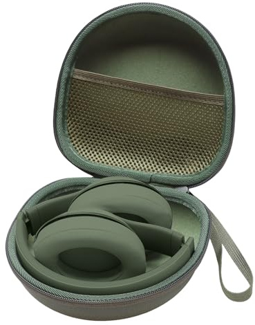 Headphone Headset Case for JLab JBuds Lux ANC/JLab Go Lux ANC/TOZO HT3/Beats/JBL/BERIBES/Picun/KVIDIO Noise Cancelling Over-Ear Foldable Headphone, Dark Green