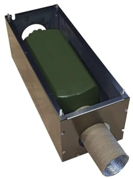 XmyXGAR Edelstahl-Installationsbox, Universalgröße, Eingebaute Box Unterflur Edelstahl für Diesel-Standheizung Lufterhitzer Autoterm Air (Für 2KW GRÖSSE)