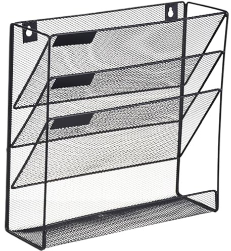 4 Fächer Metall Zeitschriftenhalter Wand Dokumenten Organizer Wand Zeitschriften Wandhalter Dokumentenhalter Hängend Büro Wandablagefächer Zeitschriftenständer Flyerhalter Prospektspender Für Büro