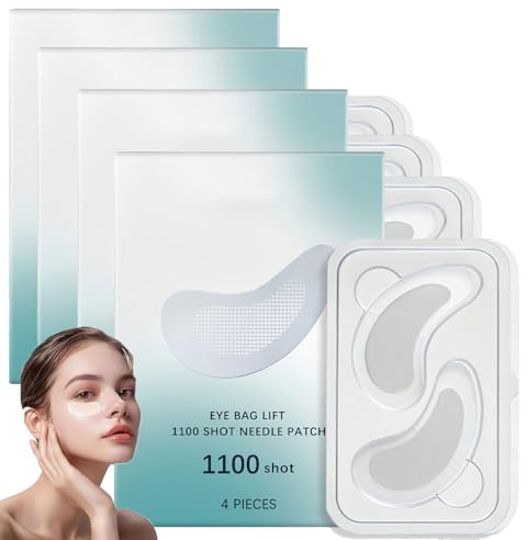 Parches ojos microagujas,reducen las arrugas y la hinchazón para ojeras y ojos hinchados, parches anti-arrugas faciales (4)