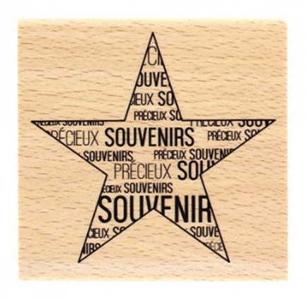 Florilèges Design Stempel, Farbe Holz, 70 x 70 mm