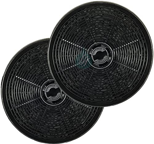 Solution Ahead - 2 Filtres Anti-Odeur au Charbon Actif pour Hotte, Compatibles avec ACM14