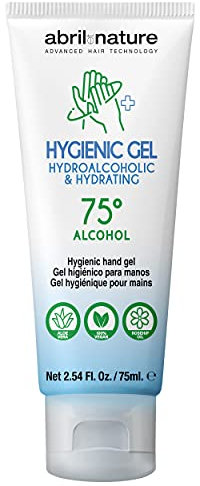 Gel Hidroalcohólico Higienic Gel abril et nature 75ml. | Gel de Manos Desinfectante Hidroalcohólico, Sin Enjuague, Hipoalergénico | Formato bolso