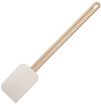 FACKELMANN 35970, Riesiger Maryse, Backspatel, Gesamtlänge 52 cm, Griff aus Kunstharz, Gummi, Hellbraun