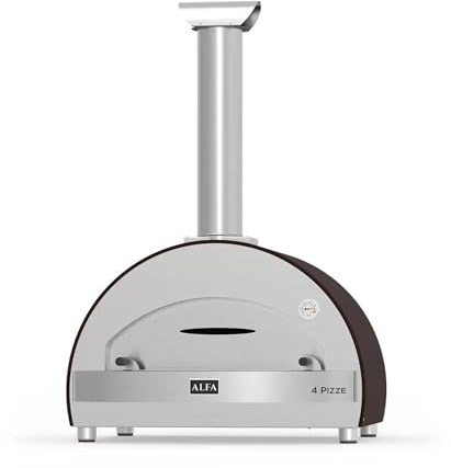 Alfa Forni FX4P-LGRI-T 4 PIZZE Horno de leña para pizza gris sin subencimera