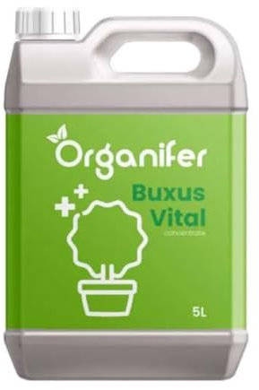 Buxus Vital 5 L - Concentrado Para Setos De 500 Metros - Polilla Del Boj - Oruga Del Boj - Boj - Moho Buxbom - Resistente - Fertilizante - Fertilizante Para Plantas - Organifer