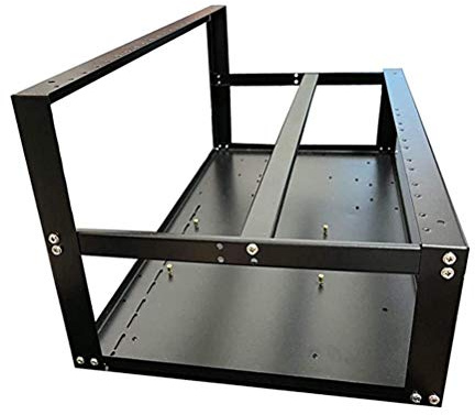 Srliya Open Frame 65 * 35 * 5 Open Air Miner Mining Frame Rig Case Schwarz SECC bis zu 6-8 GPU