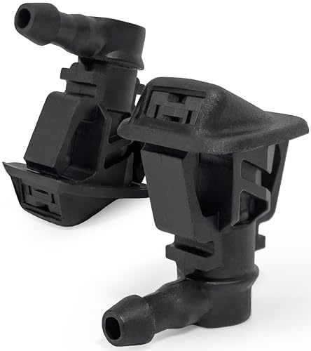 2 PCS Front Windshield Washer Nozzles, Washer Spray Jet Kit Fit for Jeep Wrangler 2013 2014 2015 2016 2017, Wrangler JK 2018 2019 2020 2021 2022 2023