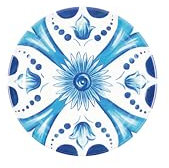 Guzzini - Piatto dessert in melammina, colori vari, BLUES