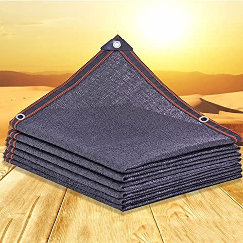 Markisen-Schattennetz (schwarz), Sonnenschutznetz, Sichtschutznetz, Überdachungsschutz-Schirmpaneel, Auto-Sonnenschutz-Schattenstoff, für Balkone, Innenhöfe, Garten-Schattensegel, 3 x 10 m (