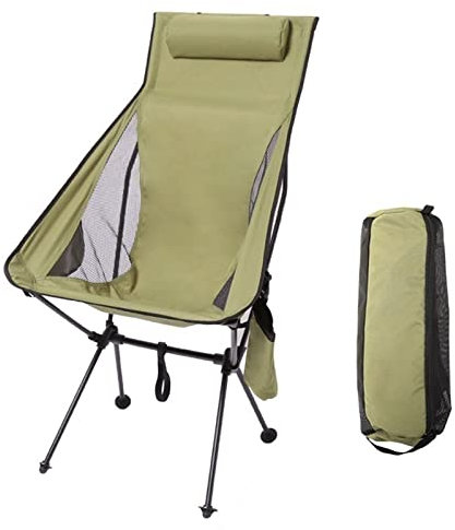NBHDEK Campingstühle Neuer Outdoor-Campingstuhl Ultraleichter tragbarer Faltbarer Mondstuhl Hochwertiger Angelstuhl aus Aluminiumlegierung Garten-Picknick-Strandstuhl