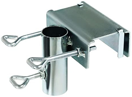 Sonnenschirmhalter – Sonnenschirmhalter Aus Eisen, Schirmhalterung Für Deckmontage | Robuster Schirmständer Aus Metall Mit Schirmklemme Für, Innenhof, Balkon, Deck, 16 X 3,8 cm