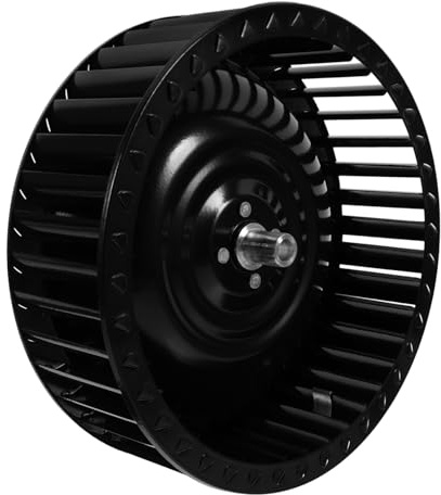 Range Hood Motor Wind Wheel Black Metal 27mm Shaft Depth Replacement