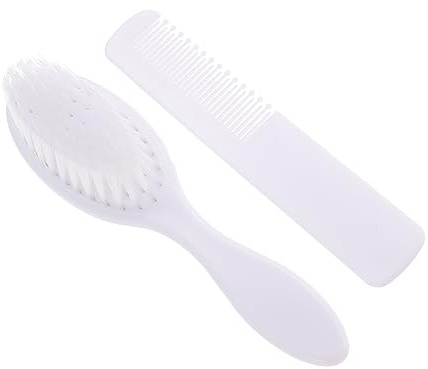 Vaguelly Babymassagekam Hårkam För Småbarn Babybadschampo-Kit För Nyfödda Babykam Hårborste För Spädbarn Nyfödd Babyborste Grooming-Kit För Nyfödda