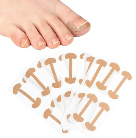60 Pieza Encarnadas para los Dedos de los Pies, Parche de Corrección de Uña Encarnada, Pegatinas de Uñas Encarnadas, Parche Corrector de Uñas de los Pies, Parche Elástico de Uña del Pie