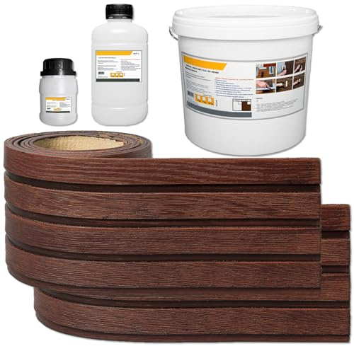 Fassadenpaneele Außen und intern – 3D Holzoptik, wetterfest fassaden paneele, UV-beständig & elastisch –Wandverkleidung für Hausfassaden & Innenräume Lamellen – Set 1 m² akustikpaneele (Mahagoni)