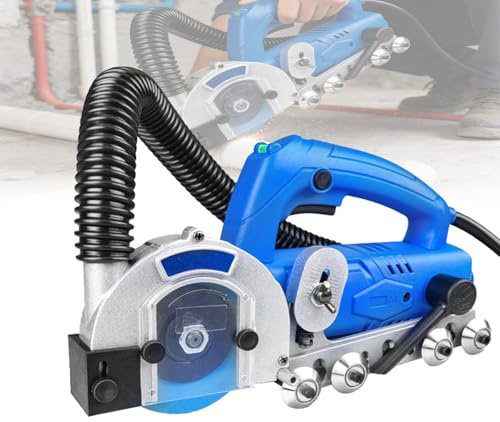 Máquina Eléctrica Para Limpieza Juntas Baldosas, Máquina Profesional Para Eliminar Lechada, 9000 RPM Para Rejuntar Y Limpiar Cemento Viejo Entre Baldosas Cerámicas(Machine+1.2mm seam cleaning sheet)