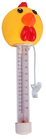 Termómetro de spa flotante - 22x7 Cm | Accesorios para acuarios en forma de pollito, termómetro de agua para estanques para nadadores, jardines de verano, lagos, hoteles, spas, acuarios, manantiales